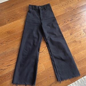 Zara Marine Black Jean Pant Sz USA 2